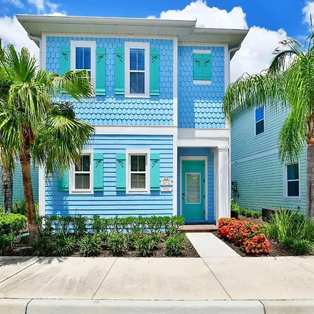 Ocean Blue Cottage Near Disney With Private Hot Tub Margaritaville Resort Island H20 Waterpark Access - 3012Sr